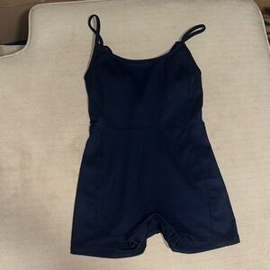 PacSun Navy Blue athletic romper